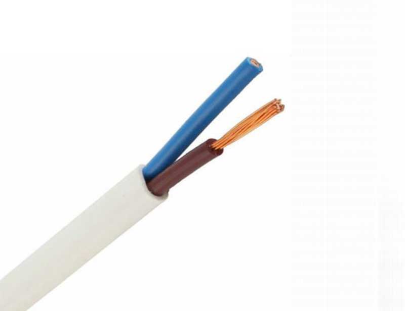 12588 Кабел многожилен MYY-UP 2 x 0,5 мм2 100м бял - Image 1