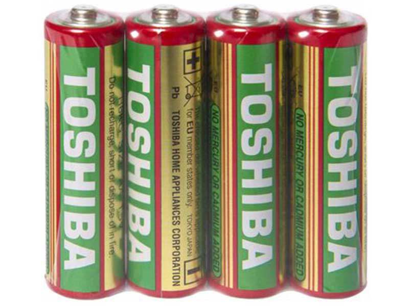 14284 Цинкова батерия R6 Toshiba shrink - 4 br. - Image 1