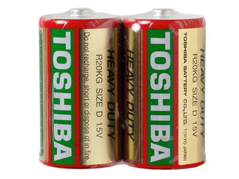 14286 Цинкова батерия R20 Toshiba - 2 бр. - Image 1