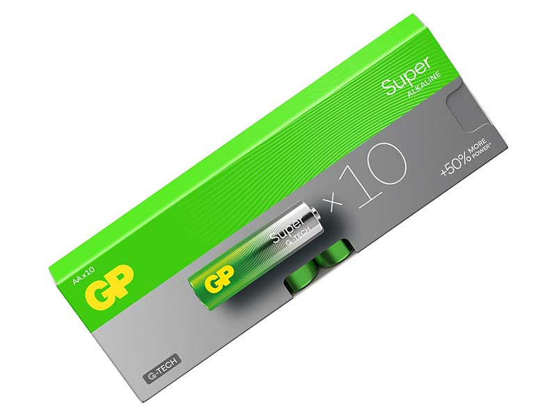 15221 Алкална батерия R6 GP Super Alcaline - 10 бр. - Image 1