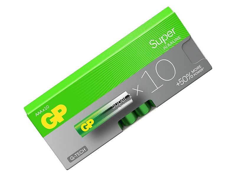 15222 Алкална батерия R3 GP Super Alcaline - 10 бр. - Image 1