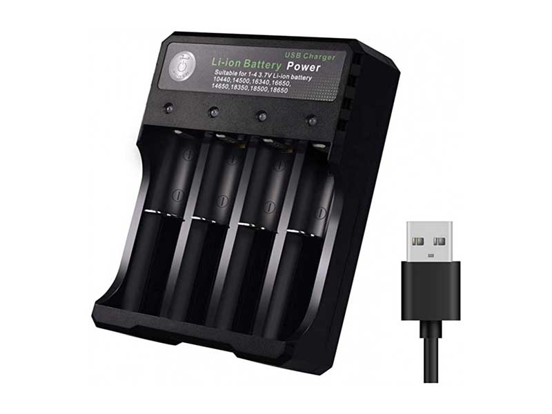 3992 Зарядно за 4 литиеви батерии USB - Image 1