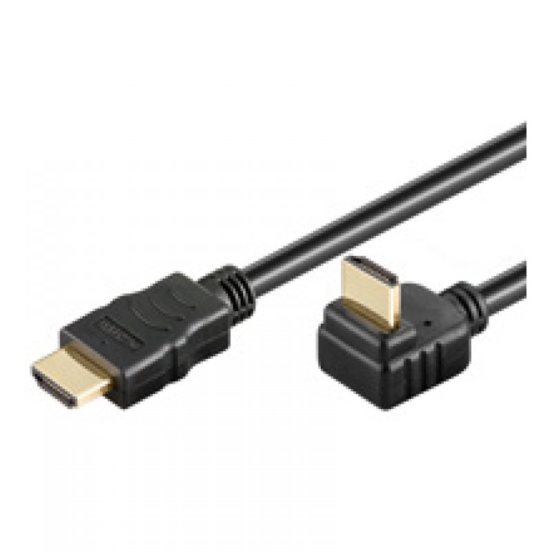 6132 Кабел HDMI /HDMI v1.4 1.5 м 90 градуса - Image 1
