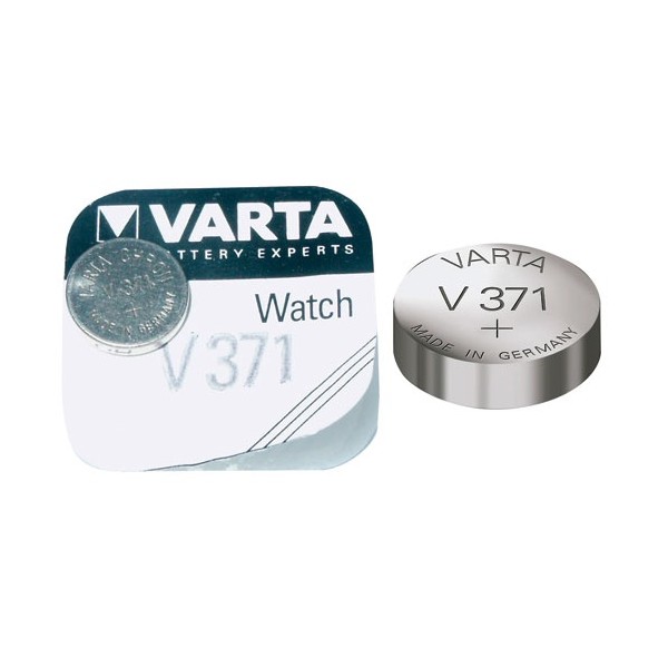 8384 Сребърна батерия Varta V371 AG6 - Image 1