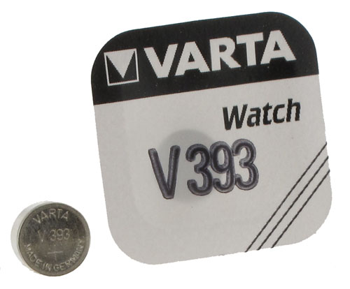 8390 Сребърна батерия Varta V393 AG5 - Image 1