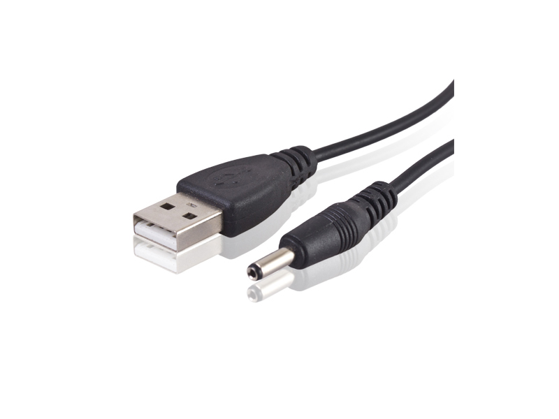 9159 Кабел за захранване USB / DC 3.5 mmx1.35 mm 0,3 м - Image 1